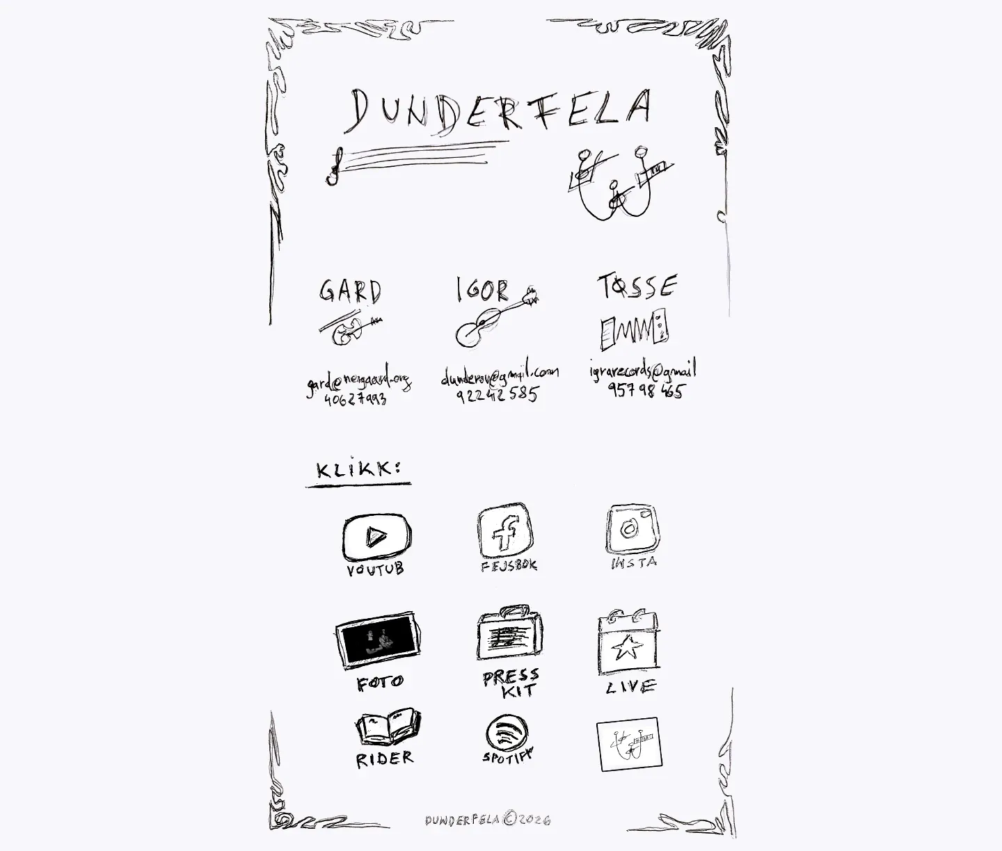 dunderfela.no: besøk nettsiden